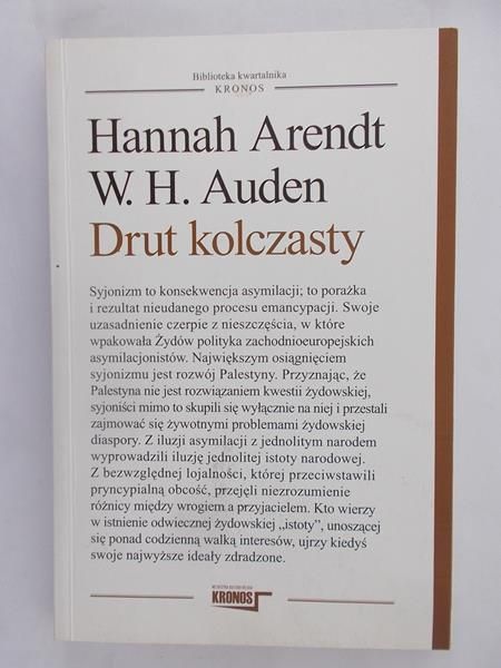 Arendt Hannah,    - Drut kolczasty