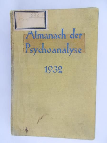 A. J. Storfer - Almanach der Psychoanalyse