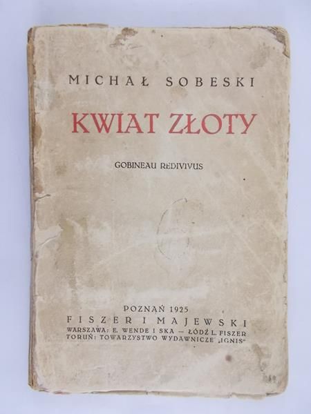 Michał Sobeski - Kwiaty złoty, 1925 r.