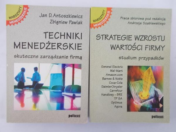 Techniki menadżerskie/ Strategie wzrostu wartości firmy