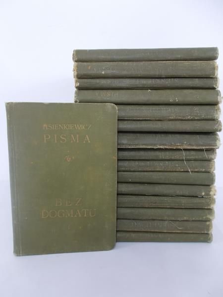 Pisma,zestaw 16 książek, ok. 1907 rok
