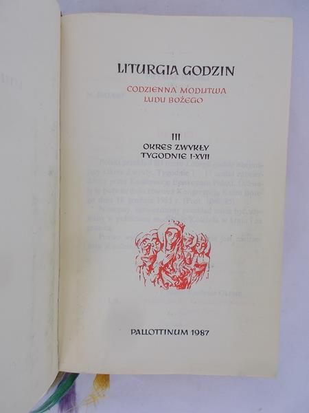 Liturgia godzin. Codzienna modlitwa Ludu Bożego, T. III