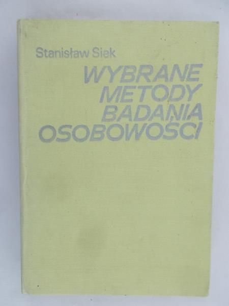 Wybrane metody badania osobowości