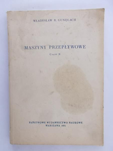 Maszyny przepływowe