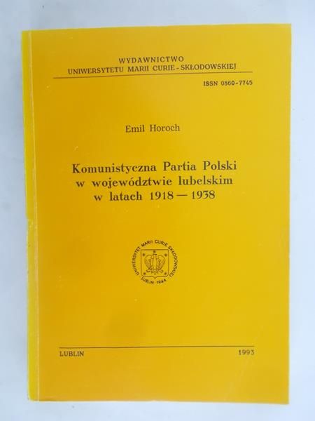 Komunistyczna Partia Polski w województwie lubelskim w latach 1918-1938