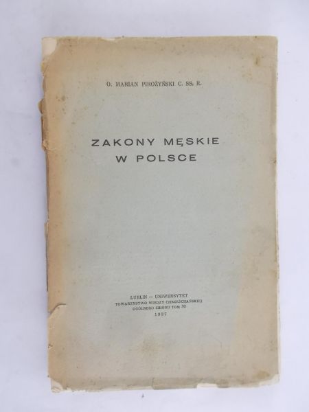 Zakony męskie w Polsce, 1937 r.