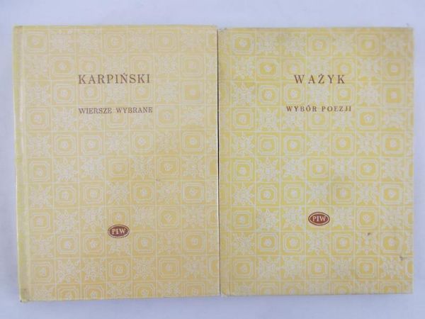 Karpińska Franciszek - Wiersze Wybrane 2 książki