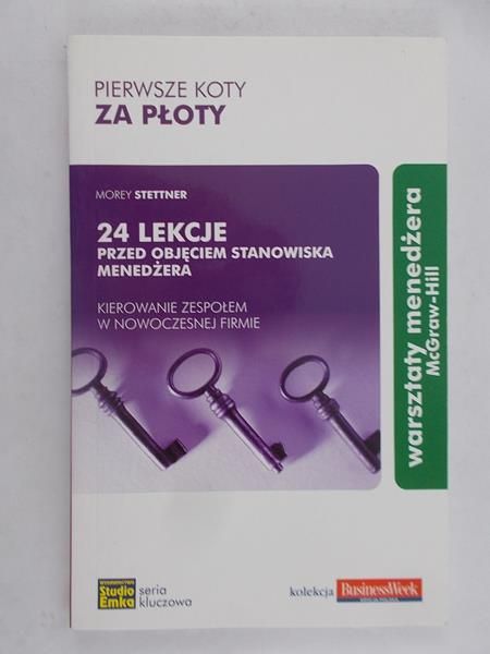 24 lekcje przed objęciem stanowiska menedżera