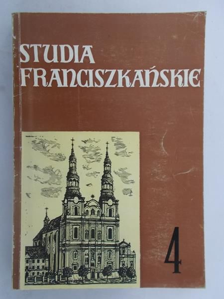 Studia franciszkańskie Tom IV