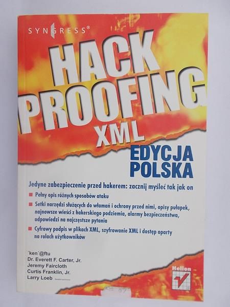 Gress Syn - Hack Proofing XML