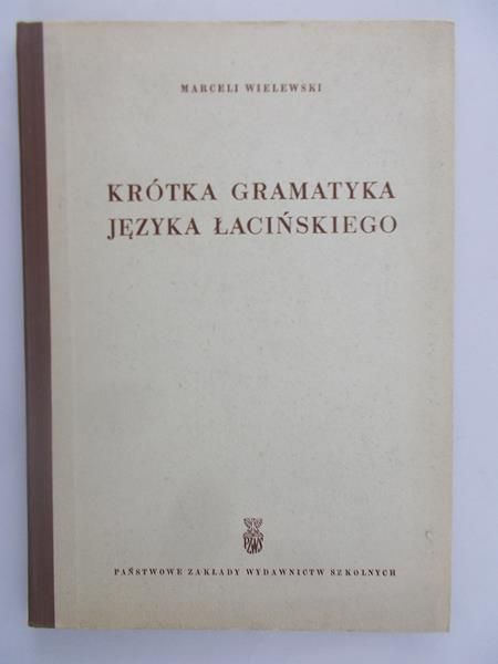Krótka gramatyka języka łacińskiego