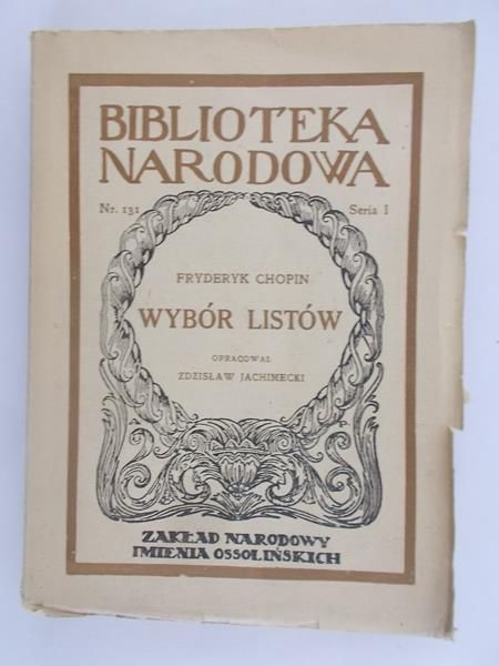 Chopin Fryderyk - Wybór listów, 1949 r.