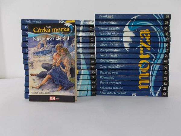 Córka morza, zestaw 30 książek