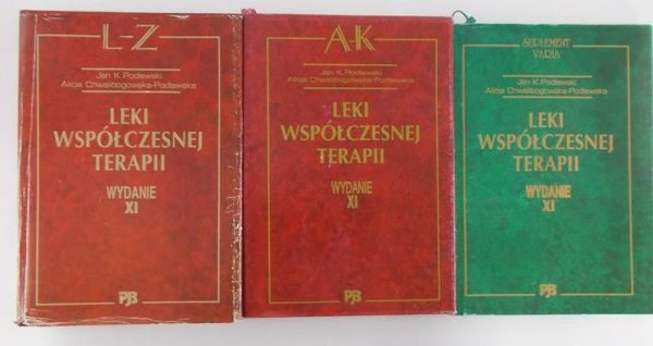 Leki współczesnej terapii. 3 książki