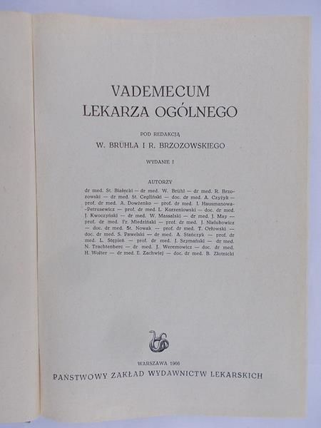 Vademecum lekarza ogólnego