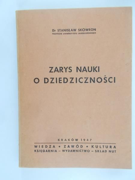 Zarys Nauki o Dziedziczności