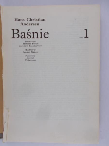 Baśnie Tom I