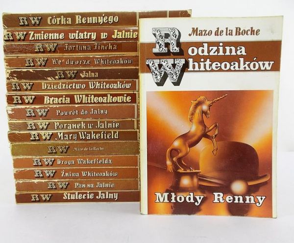 De La Roche Mazo - Rodzina Whiteoaków, zestaw 16 książek