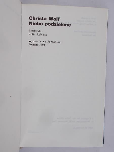 Niebo podzielone