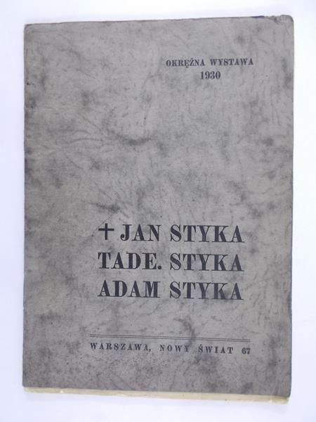 Wystawa prac Jana, Tadeusza i Adama Styków , 1930 r.