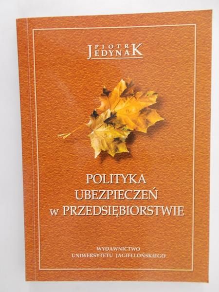 Polityka ubezpieczeń w przedsiębiorstwie