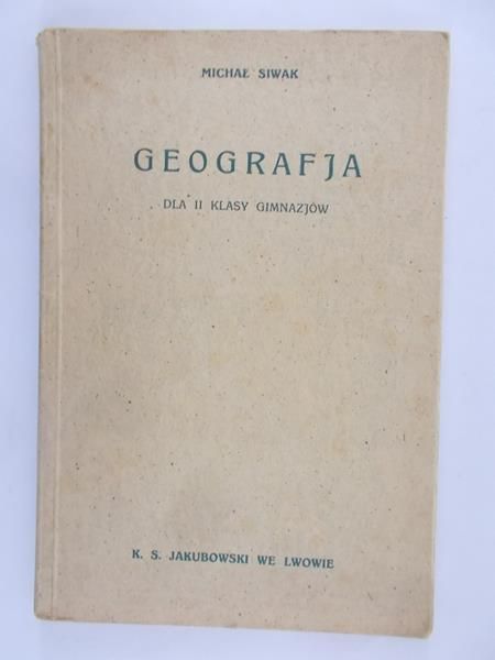 Geografja. Dla II klasy gimnazjów, 1934 r.