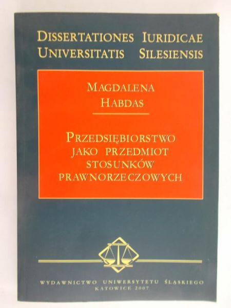 Przedsiębiorstwo Jako Przedmiot Stosunków Prawnorzeczowych