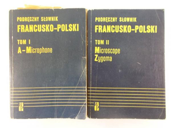 Kupisz Kazimierz - Podręczny słownik Francusko-Polski, Tom I-II