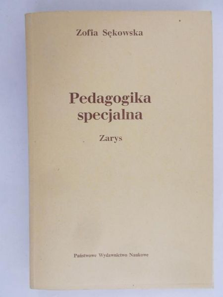 Sękowska Zofia - Pedagogika specjalna