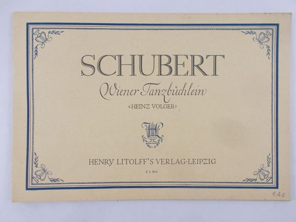 Schubert Franz - Wiener Tanzbüchlein, ok. 1950 r.