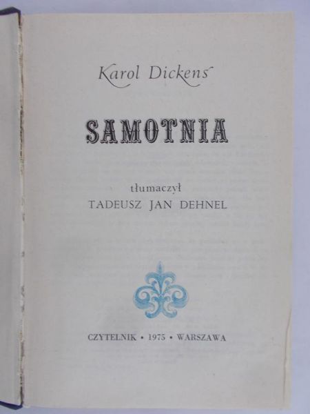 Dickens Karol - Samotnia