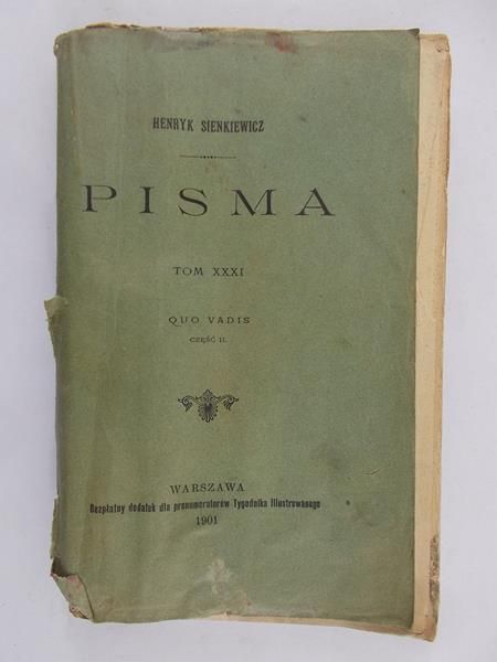 Sienkiewicz Henryk -  Pisma.Tom XXXI, 1901 r.