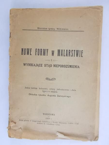 Witkiewicz Stanisław Ignacy - Nowe formy w malarstwie, 1919 r.