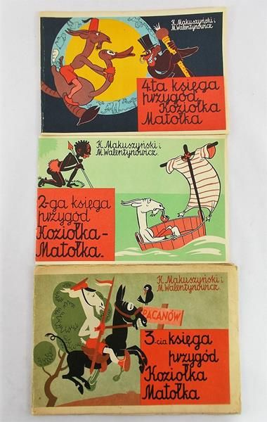 Makuszyński K.  - 2-ga księga przygód Koziołka Matołka/3-cia ksiega przygód Koziołka Matołka/4-ta księga przygód Koziołka Matołka
