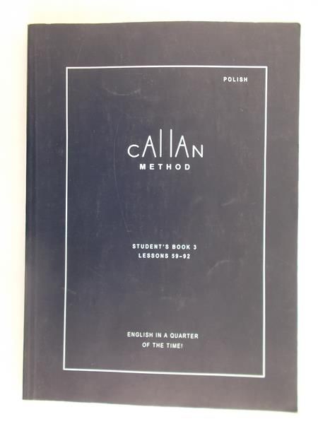 Callan method - Student's book 3: lesson 59-92