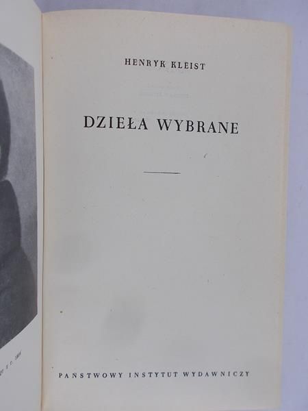 Kleist Henryk - Dzieła wybrane