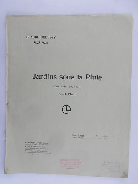 Debussy Claude - Jardins sous la Pluie. Nuty