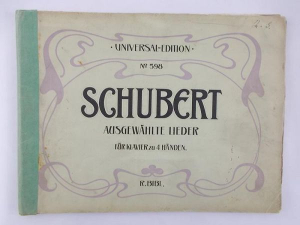 Schubert Franz - Ausgewahlte Lieder, nuty