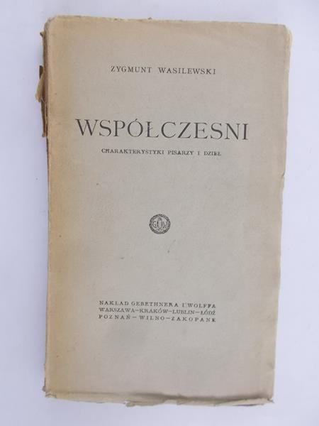 Wasilewski Zygmunt - Współcześni, 1923 r.