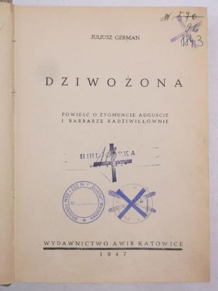 German Juliusz - Dziwożona, 1947 r.