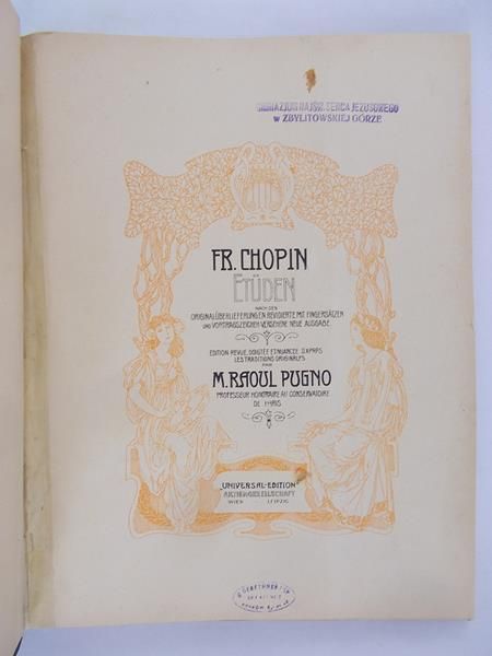 Chopin Frederic - Etuden, Nuty