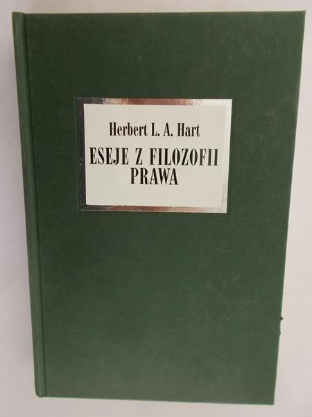 Hart Herbert L.A. - Eseje z filozofii prawa