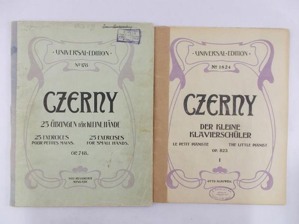 Czerny Carl - Der Kleine Klavierschuler / 25 Ubungen fur kleine Hande, nuty