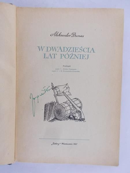 Dumas Aleksander - W dwadzieścia lata później