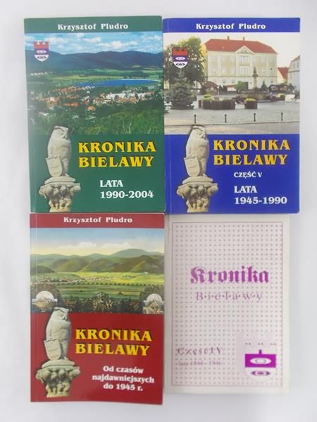 Pludro Krzysztof  - Kronika Bielawy.  Zestaw 4 książek