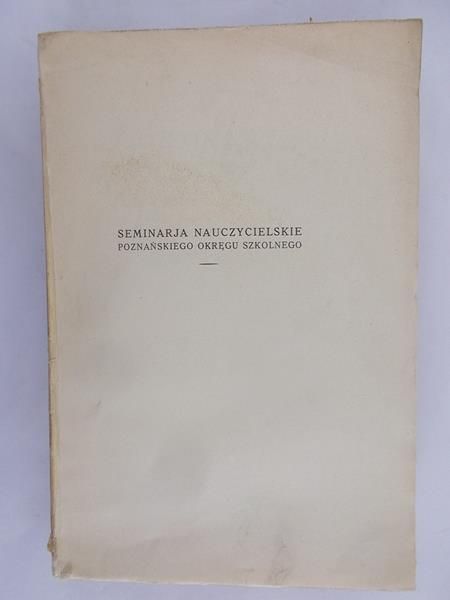 Eustachiewicz Tadeusz (red) - Seminarja Nauczycielskie, 1936 rok