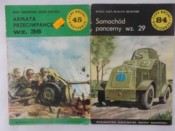 Konstankiewicz Andrzej/ Jeleń Witold - Armata przeciwpancerna wz. 36/ Samochód pancerny wz. 29