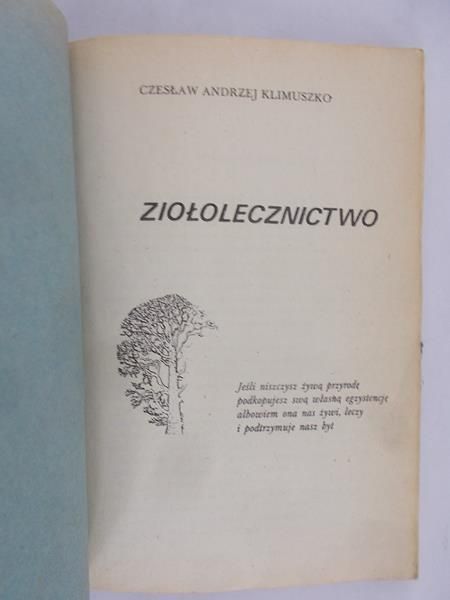 Klimuszko Czesław Andrzej - Ziołolecznictwo