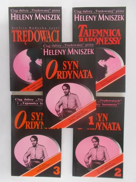 Mniszek Helena - Ciąg dalszy "Trędowatej" i "Tajemnicy baronessy", zestaw 5 książek