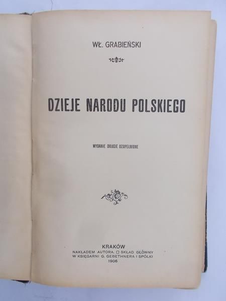Grabieński Wł. - Dzieje Narodu Polskiego 1906 r